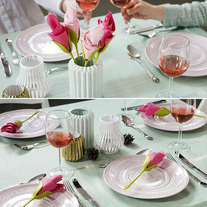 Porte-Serviettes Floral Élégant pour une Table Chic