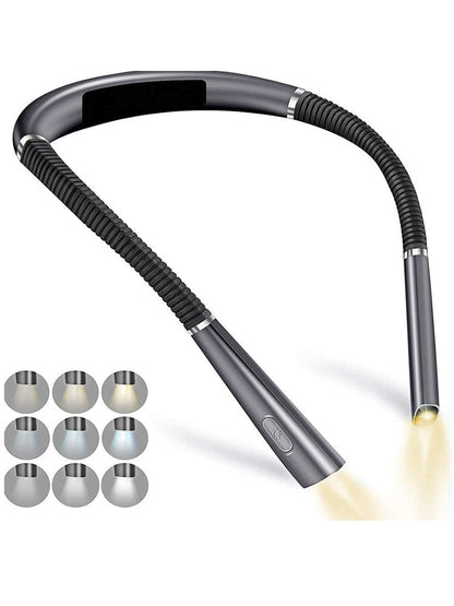 Lampe de cou flexible USB : éclairez vos nuits avec style !