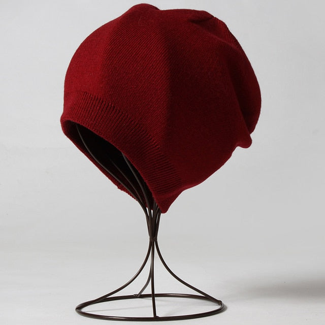 Bonnet d'hiver en cachemire unisexe – élégance et chaleur garantie !