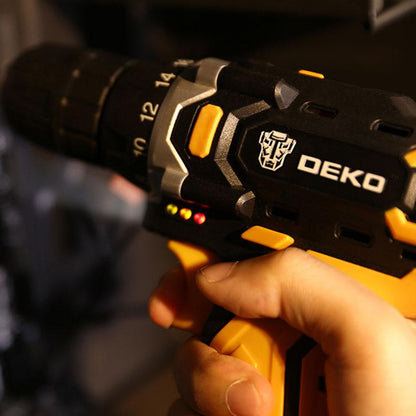 Perceuse Visseuse Dévisseuse Sans Fil 20V avec Mallette et 13 Forets Offerts