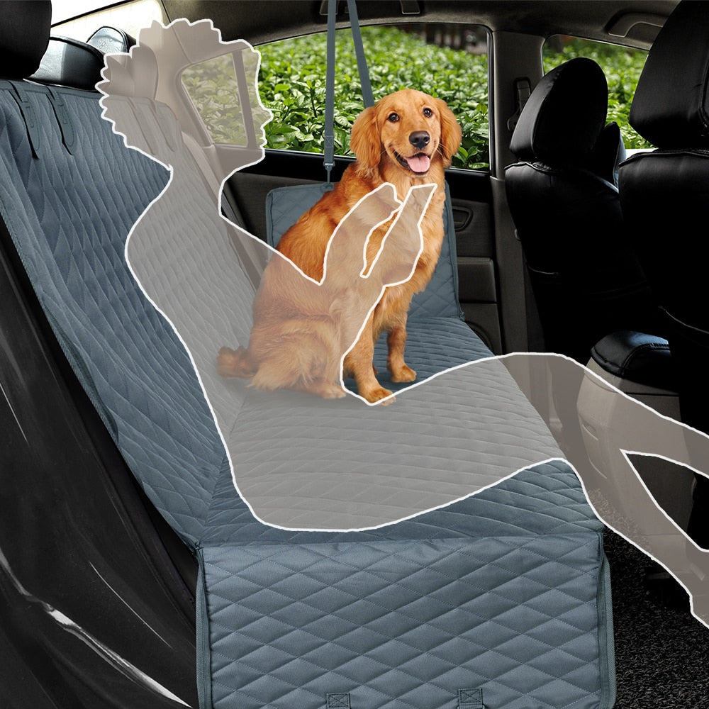 Housse de siège auto imperméable pour animaux - Confort et sécurité en voyage