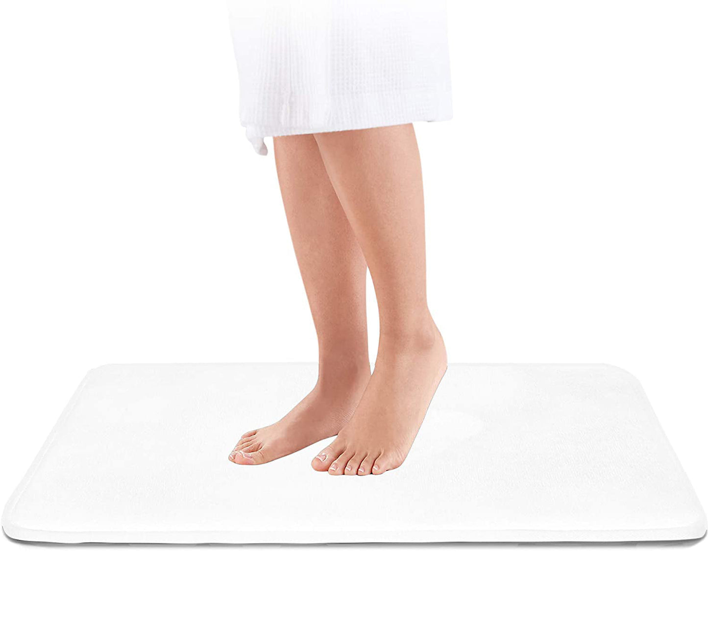 Tapis de Bain Antidérapant en Mousse à Mémoire de Forme