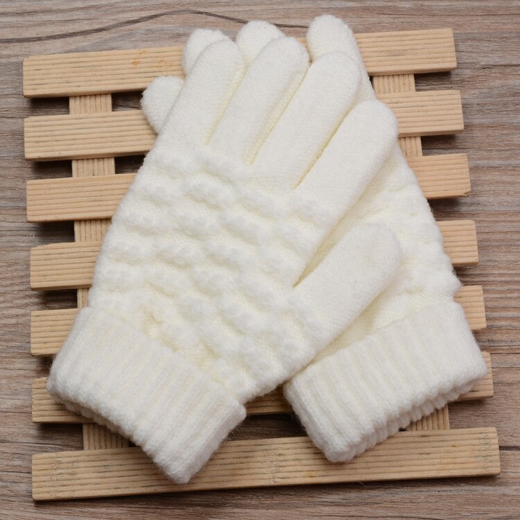 Gants Tactiles Confort en Coton Tricotés à la Main