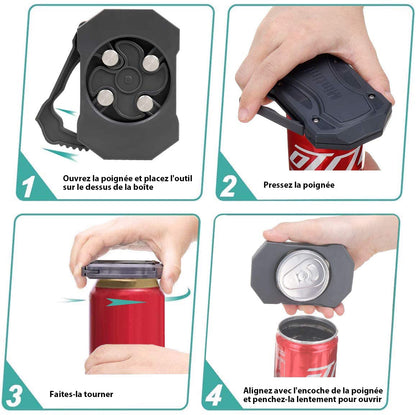 Ouvre-boîte universel pratique pour une utilisation facile et rapide