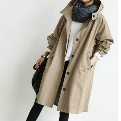 Trench-Coat Élégant Imperméable pour Femme