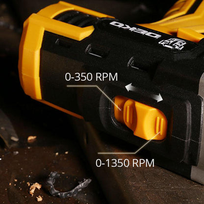 Perceuse Visseuse Dévisseuse Sans Fil 20V avec Mallette et 13 Forets Offerts