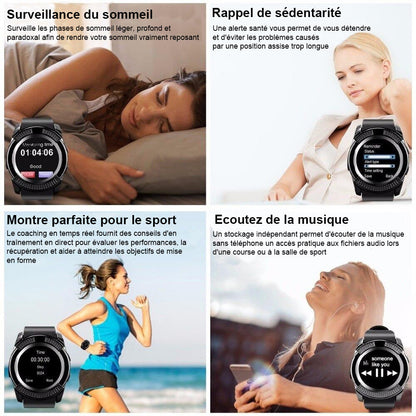Montre connectée élégante "Nayah" – Votre alliée technologique au poignet
