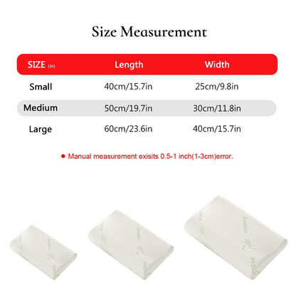 Oreiller à Mémoire de Forme en Mousse de Bambou - Confort Ergonomique