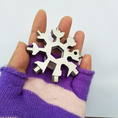 Clé Bricolage Universelle Flocon de Neige 18 en 1