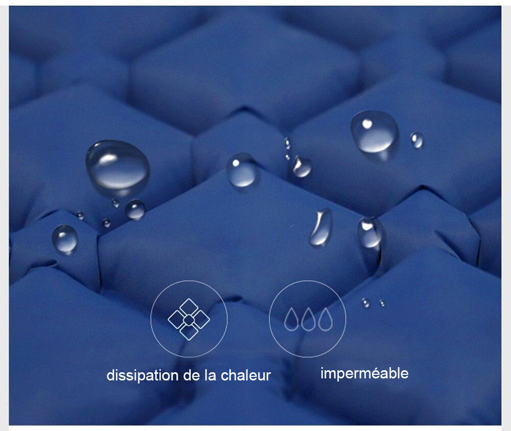 Matelas pneumatique gonflable 1 place : Confort nomade pour vos nuits entre amis