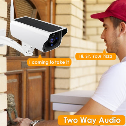 Caméra Solaire Full HD 1080P : Sécurité sans fil et éco-responsable