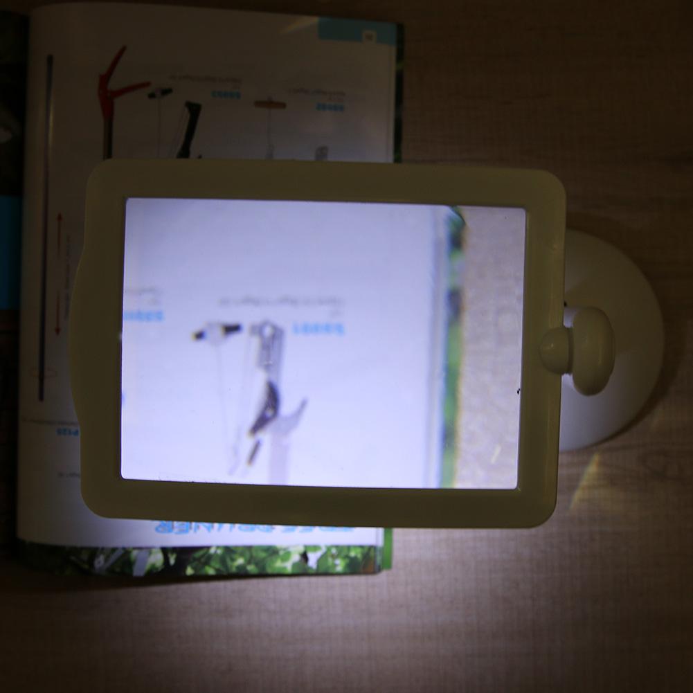 Loupe de Lecture Rotative avec LED Intégrée - Idéale pour Petits Textes