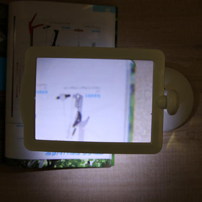 Loupe de Lecture Rotative avec LED Intégrée - Idéale pour Petits Textes