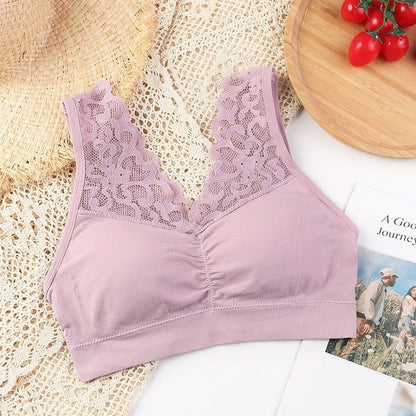 Lot de 3 Brassières Dentelle Sans Armatures - Confort et Élégance au Quotidien