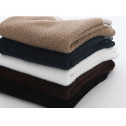 Pull "Sam" col cheminé avec doublure polaire : confort et élégance assurés.