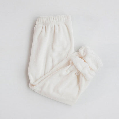 Ensemble pyjama femme en flanelle doux et élégant pour des nuits d'hiver confortables