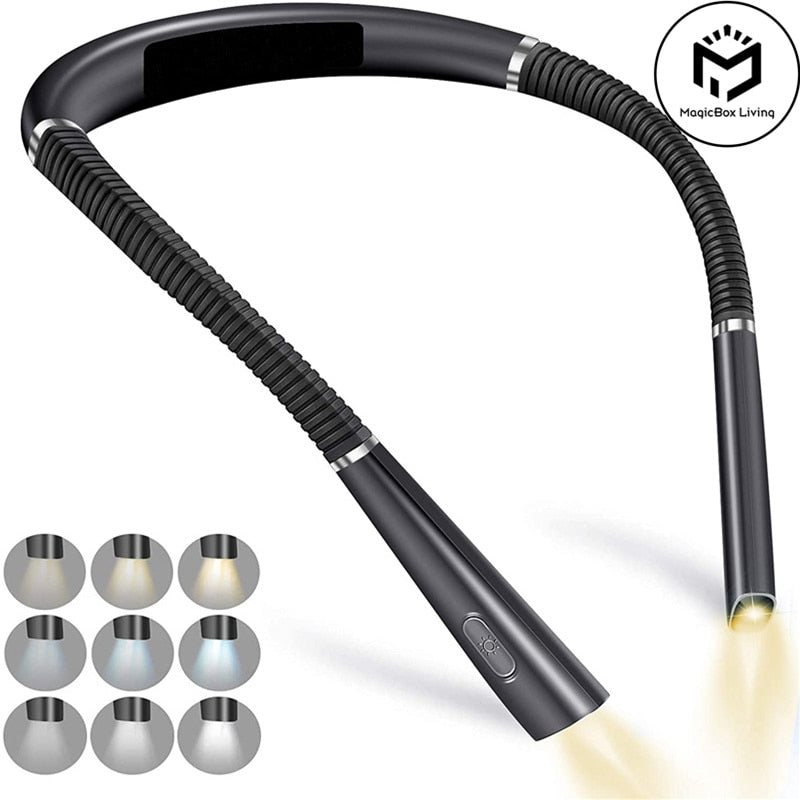 Lampe de cou flexible USB : éclairez vos nuits avec style !
