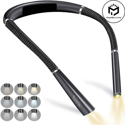 Lampe de cou flexible USB : éclairez vos nuits avec style !