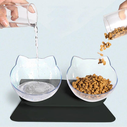Double bol pour chat - Livraison offerte