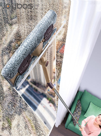 Nettoyeur de Vitres Rotatif 2 en 1 - Nettoyage Facile et Efficace