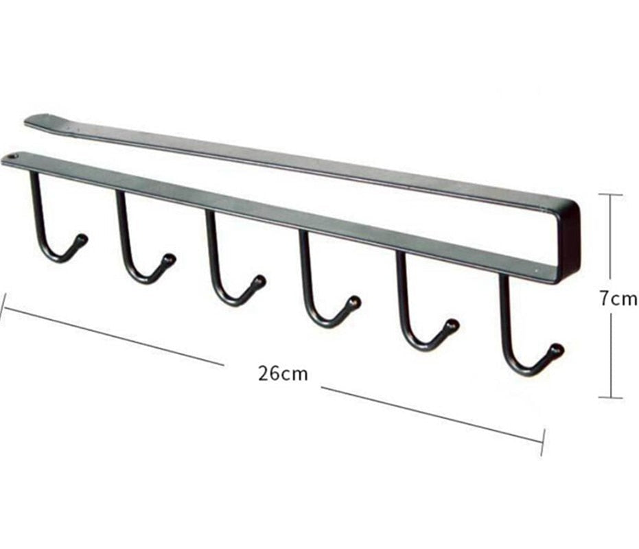 Support à Crochet en Acier Inoxydable - Étagère Élégante et Pratique