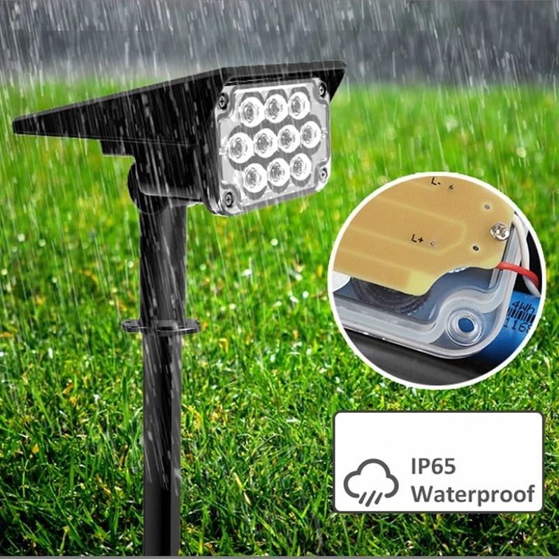 Projecteur LED Solaire Écologique - 1 Acheté, 1 Offert !