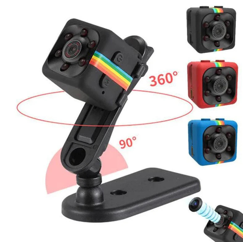 Mini caméra discrète HD 1080P avec carte SD 16 Go intégrée