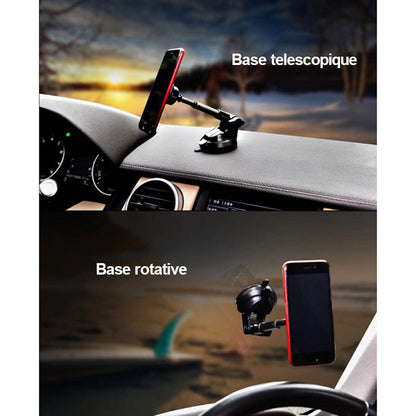 Support de téléphone magnétique télescopique pour voiture