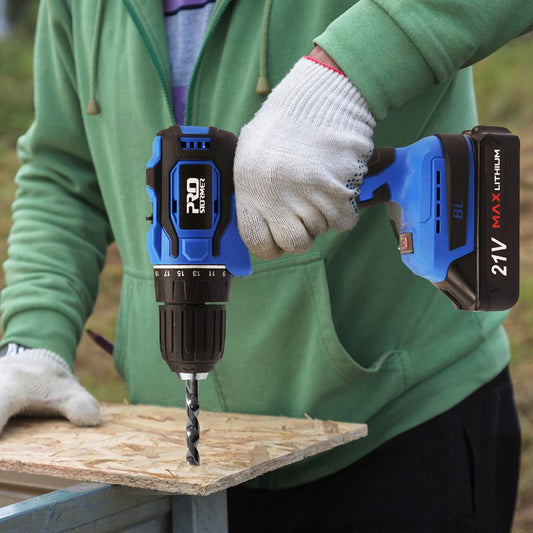 Perceuse électrique sans fil 21V - Puissante et pratique pour tous vos projets de bricolage