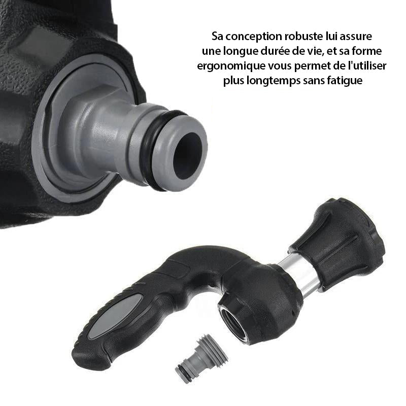 Adaptateur en métal pour pistolet à eau haute pression - Arrosage facilité!