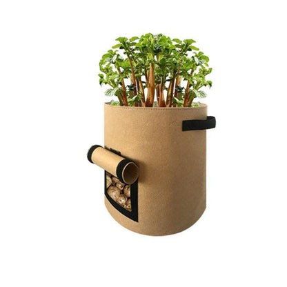 Pot de Culture Vertical en Fibres Végétales pour Plantes et Pommes de Terre