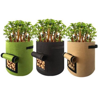 Pot de Culture Vertical en Fibres Végétales pour Plantes et Pommes de Terre