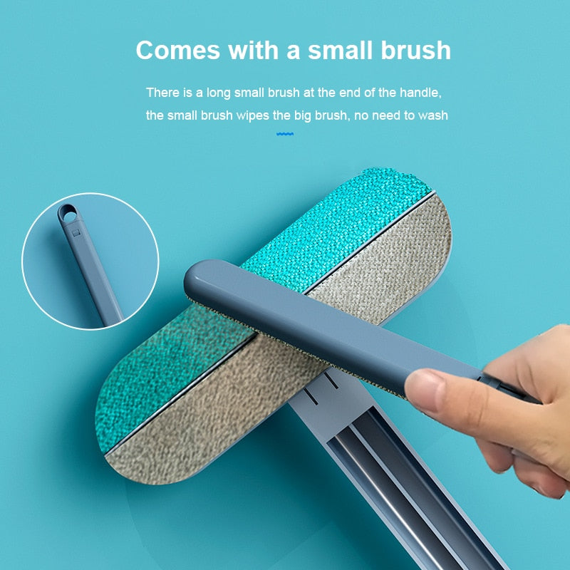 Brosse de nettoyage 2 en 1 : L'alliée pour un intérieur éclatant !
