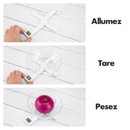 Balance de Cuisine Numérique Pliable et Pratique