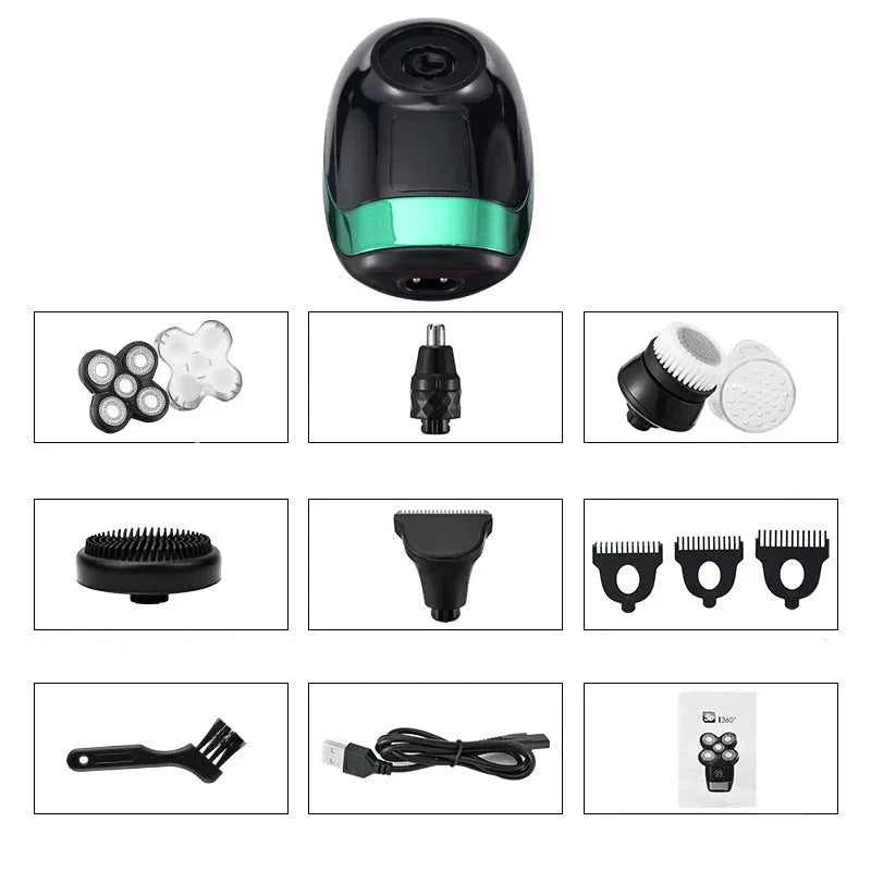 Rasoir Électrique 5 en 1 : Rasage Précis et Facile !