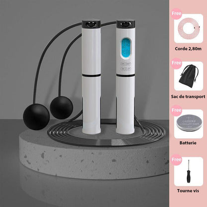 Corde à sauter intelligente avec sac de rangement pratique