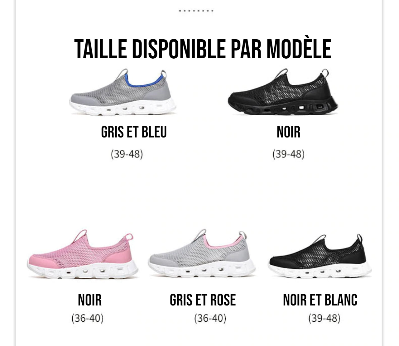 Chaussures d'été légères et ultra respirantes pour un confort inégalé