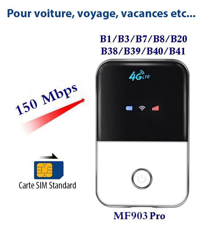 Routeur WiFi 4G Portable - Connexion Ultra-Rapide Partout