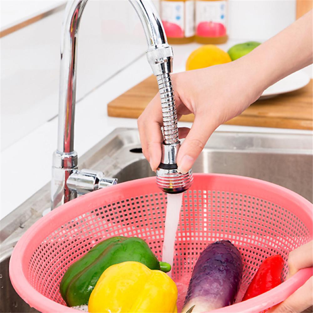 Adaptateur de robinet pivotant 360° avec économiseur d'eau pour une cuisine pratique