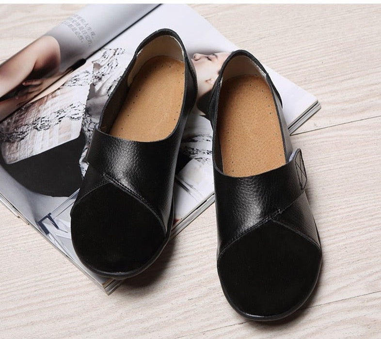 Mocassins orthopédiques en cuir Maddy : confort et style au quotidien