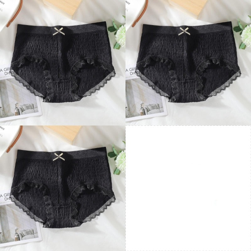 Culottes anti-bactériennes en coton pour femme - Lot de 3