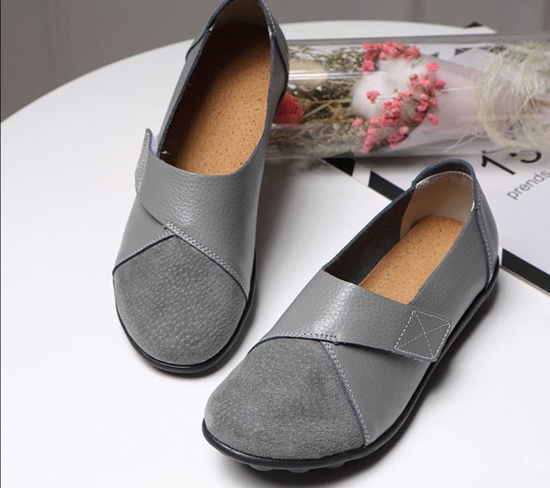 Mocassins orthopédiques en cuir Maddy : confort et style au quotidien