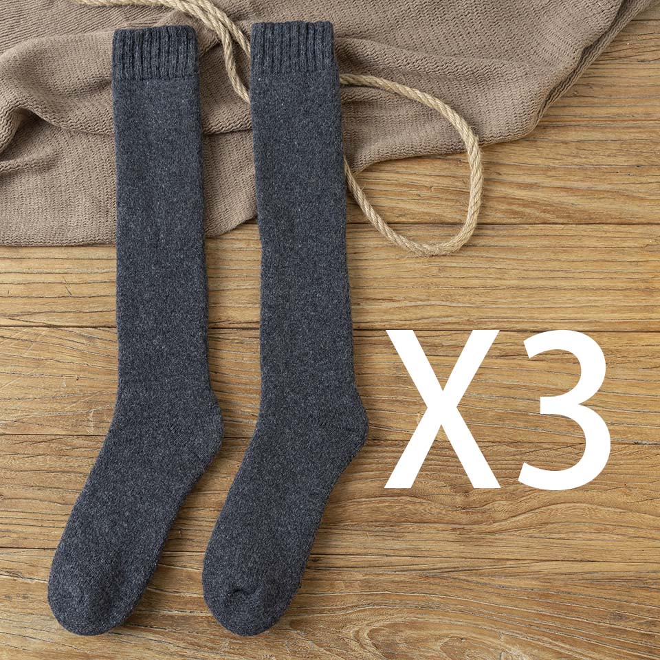 Chaussettes Longues en Laine Mérinos pour un Confort Hivernal Inégalé