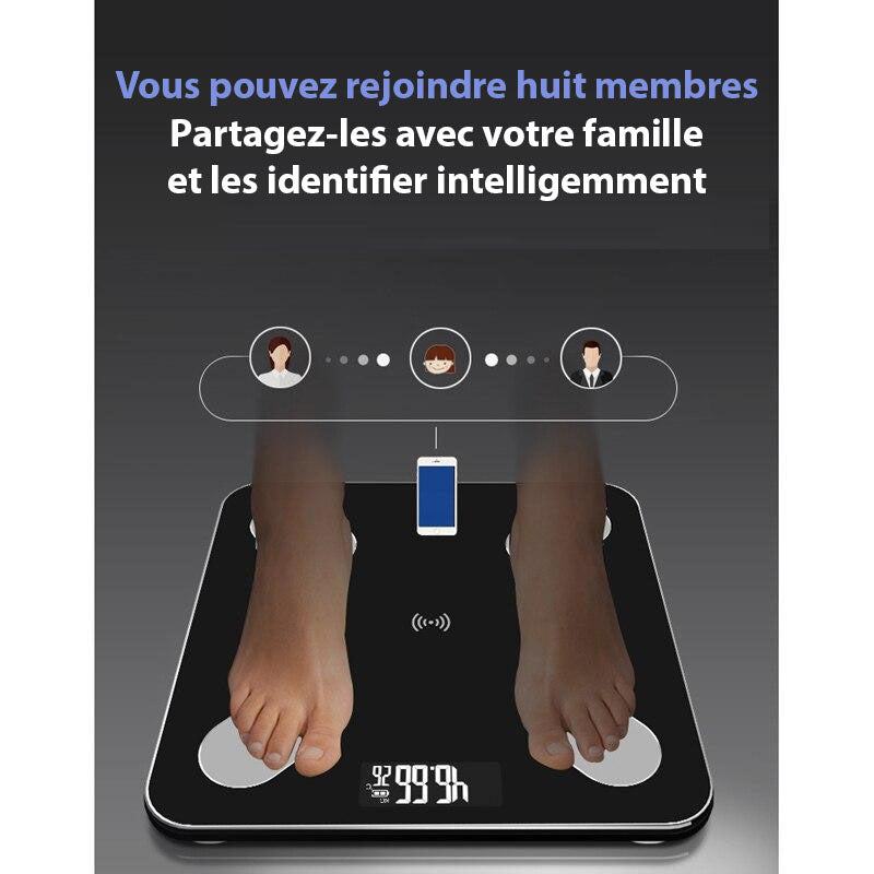 Balance Électronique Intelligente avec Suivi de Santé Avancé
