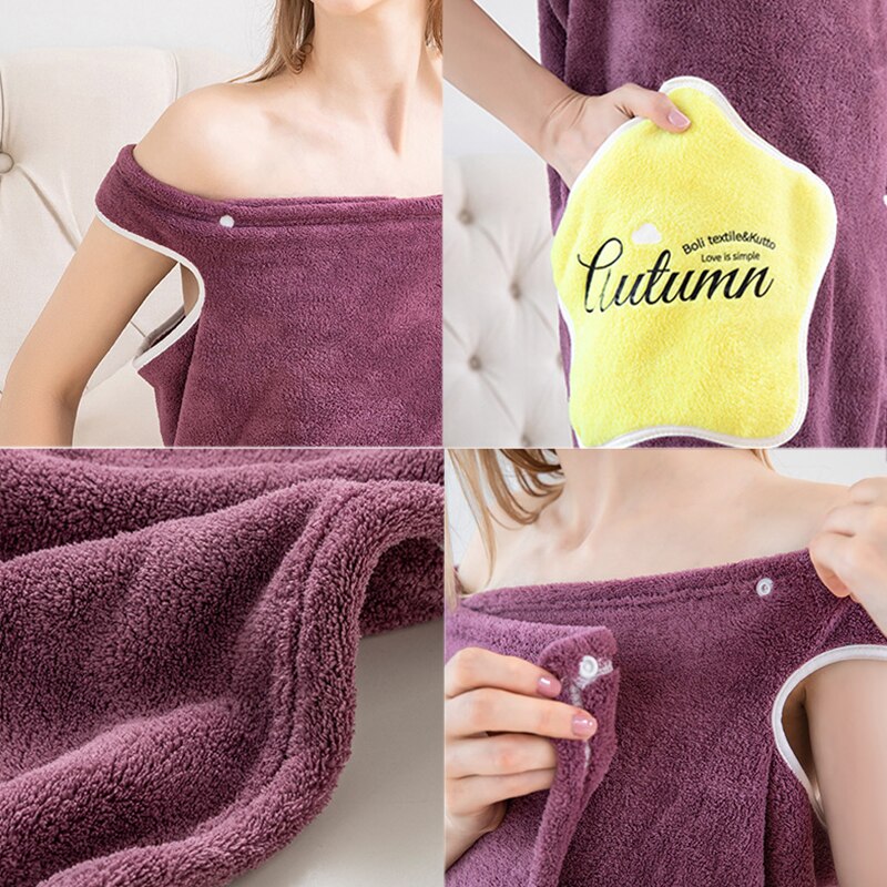 Robe Serviette Ultra Absorbante - Confort et Élégance après le Bain