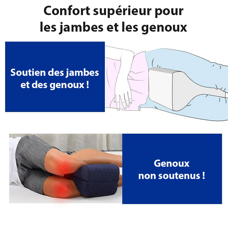 Coussin Orthopédique à Mémoire de Forme pour Dormeurs Latéraux