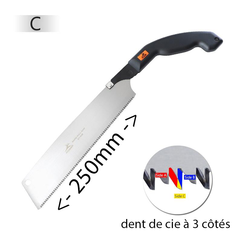 Scie à main japonaise en acier - Performance et Précision