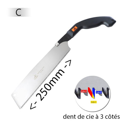 Scie à main japonaise en acier - Performance et Précision
