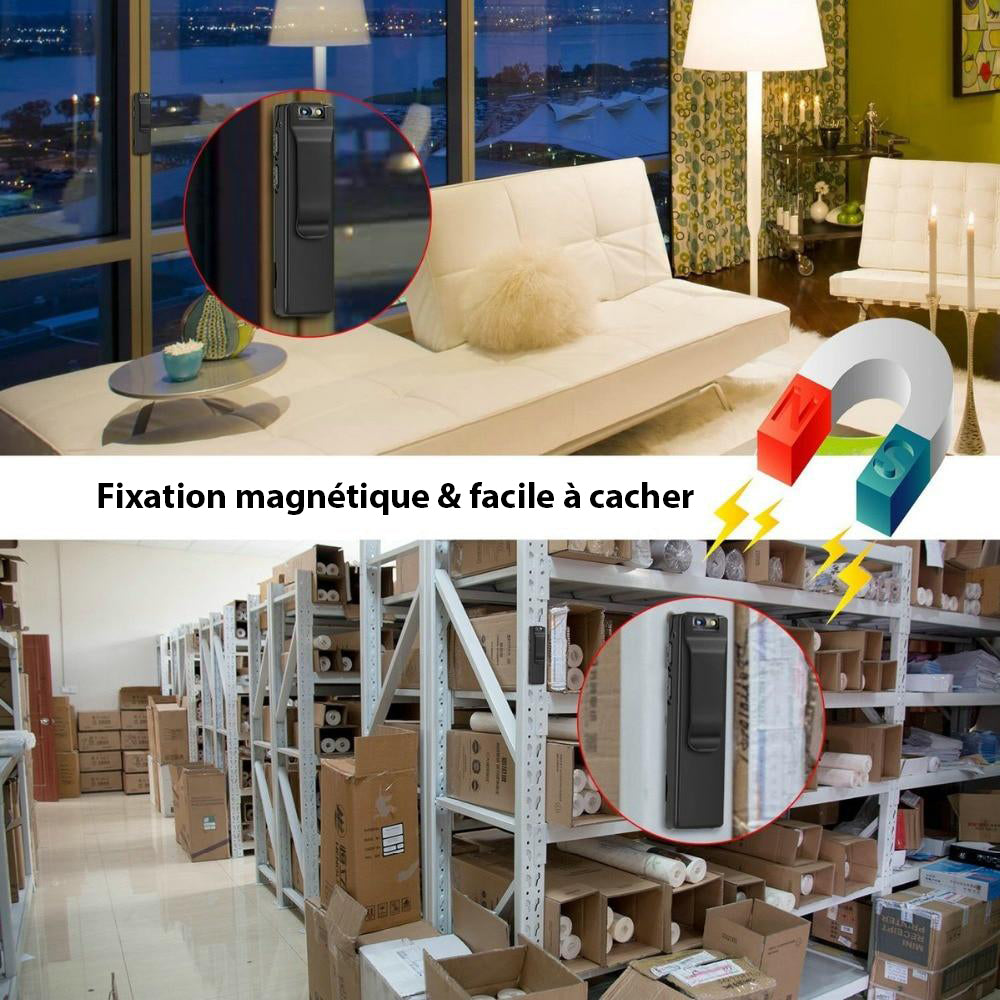 Mini Caméra Numérique Portable A3 HD avec Détection de Mouvement et Lumière Intégrée