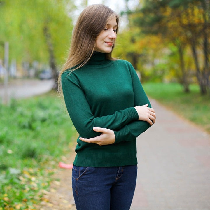 Pull en Cachemire et Polyester - Douceur et Élégance au Quotidien
